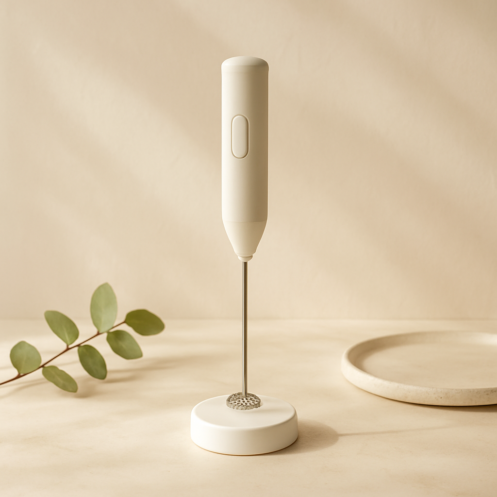 PowerLix Handheld Milk Frother with Stand