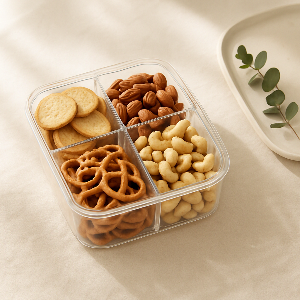 Melii Snackle Box, 12‑Compartment Divided Snack Container