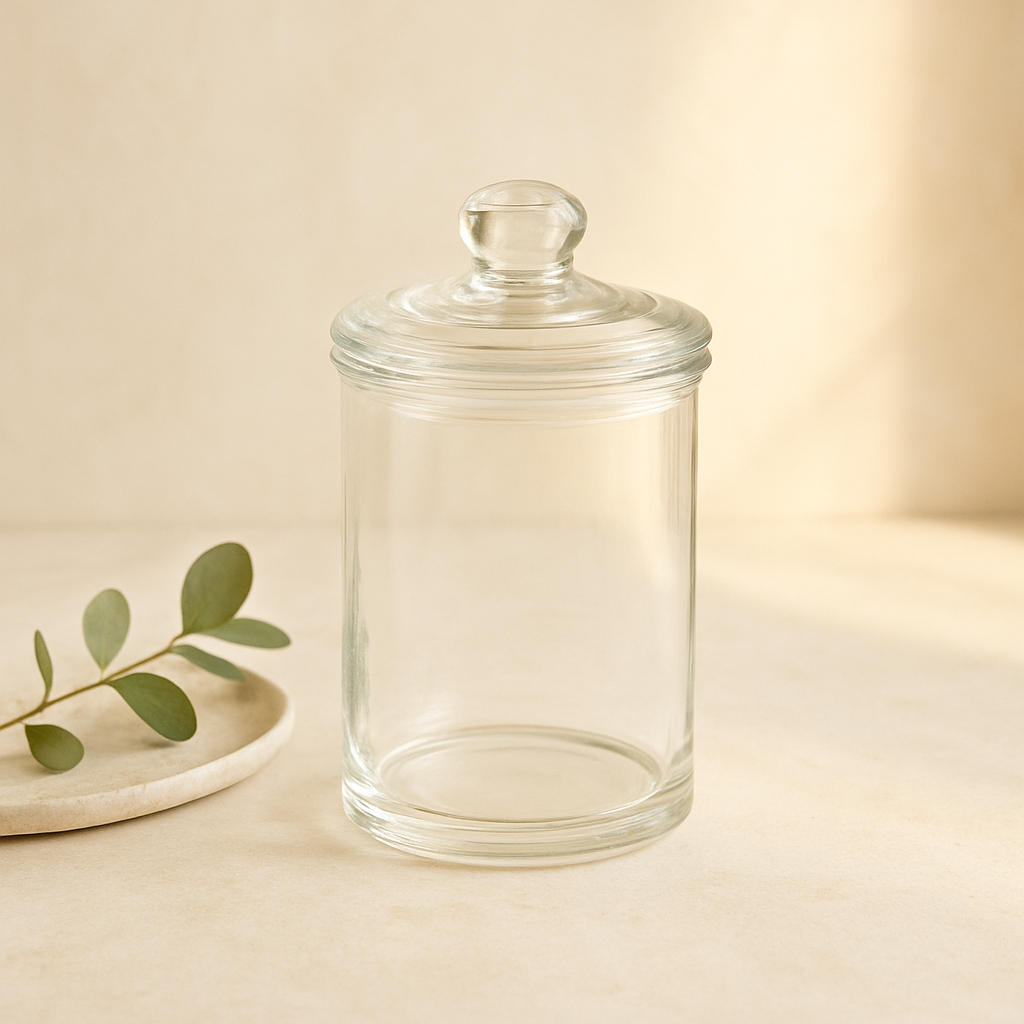 Anchor Hocking Heritage Hill Glass Jar with Lid, 1 Gallon