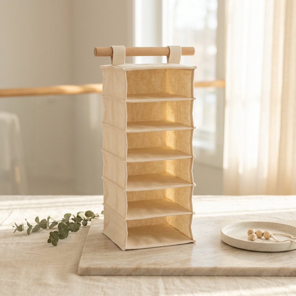 GRANNY SAYS 3-Shelf Hanging Closet Organizer