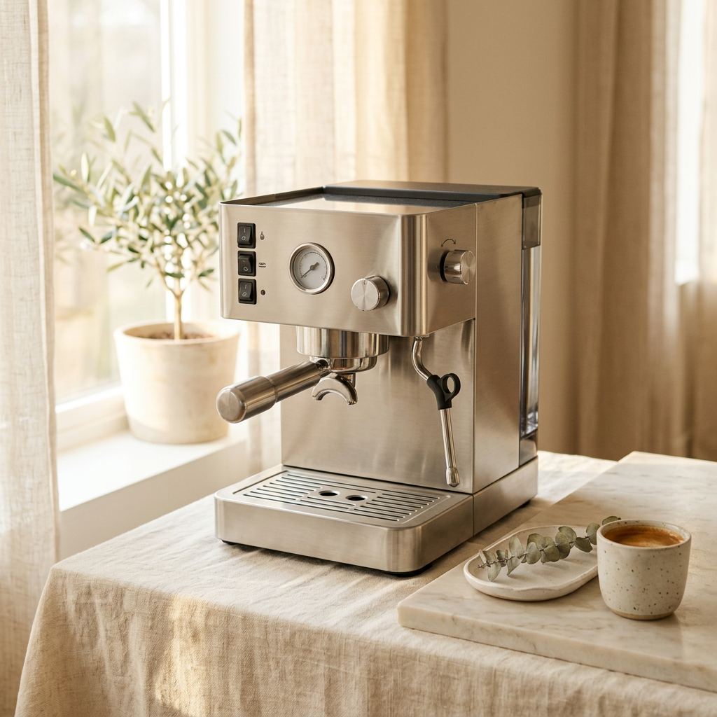 Breville BES500BSS Bambino Plus Espresso Machine, Brushed Stainless Steel