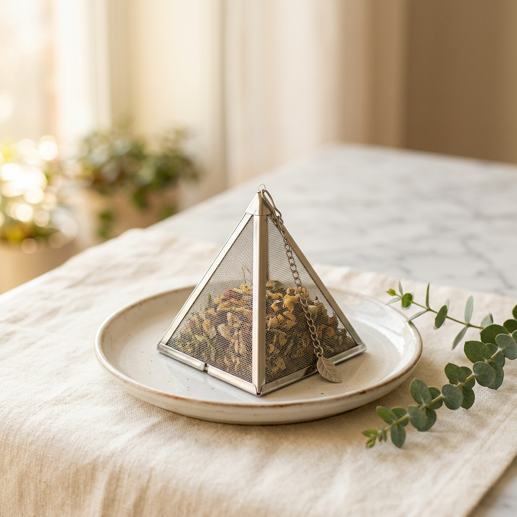 Tea Forte Assorted Herbal Petite Presentation Box, 10 Pyramid Tea Infusers