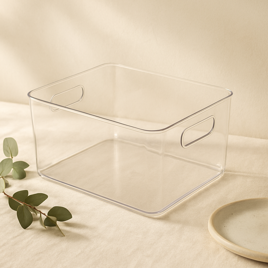 ClearSpace Clear Plastic Storage Bins (Pack of 4)