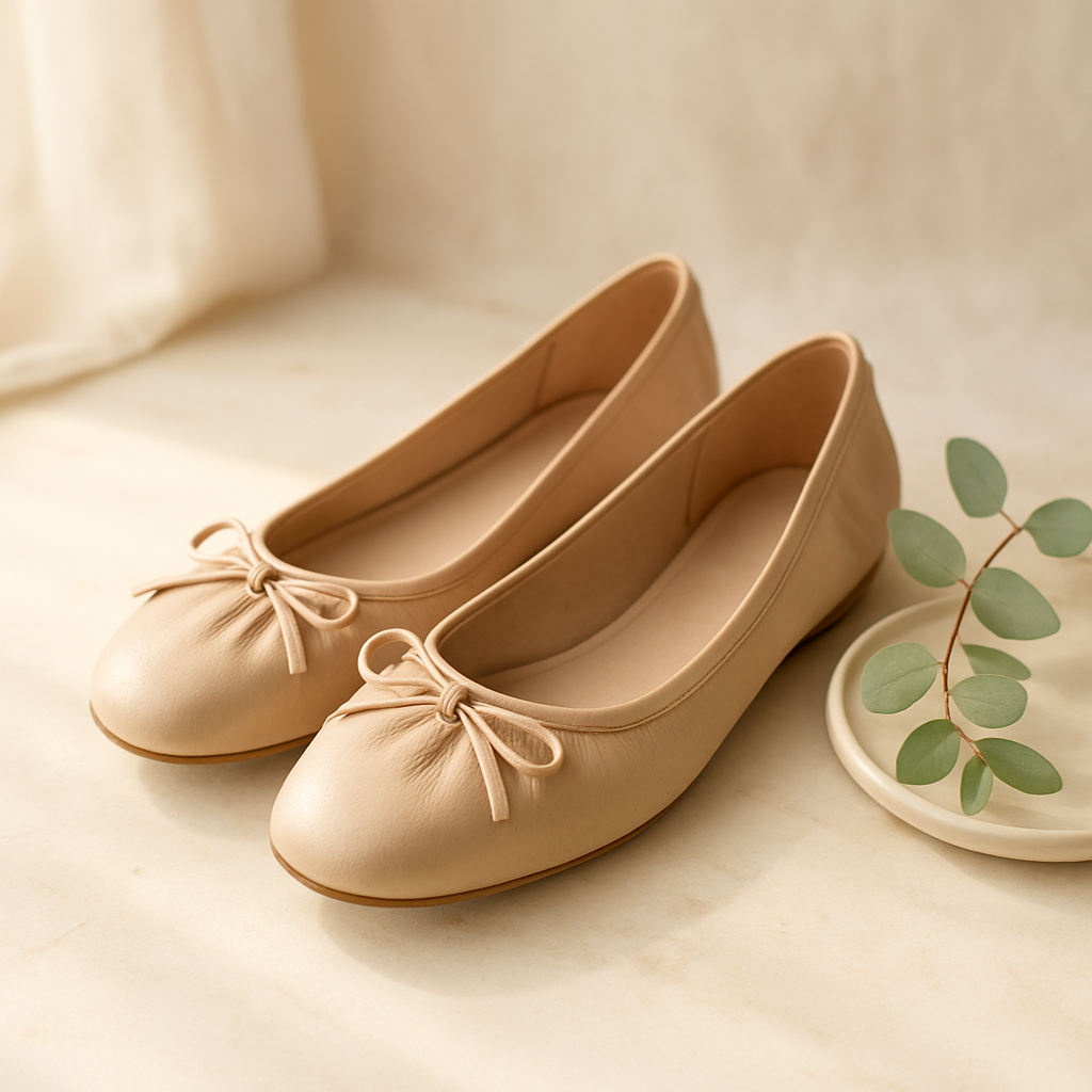 Silky Toes Foldable Ballet Flats with Carry Pouch