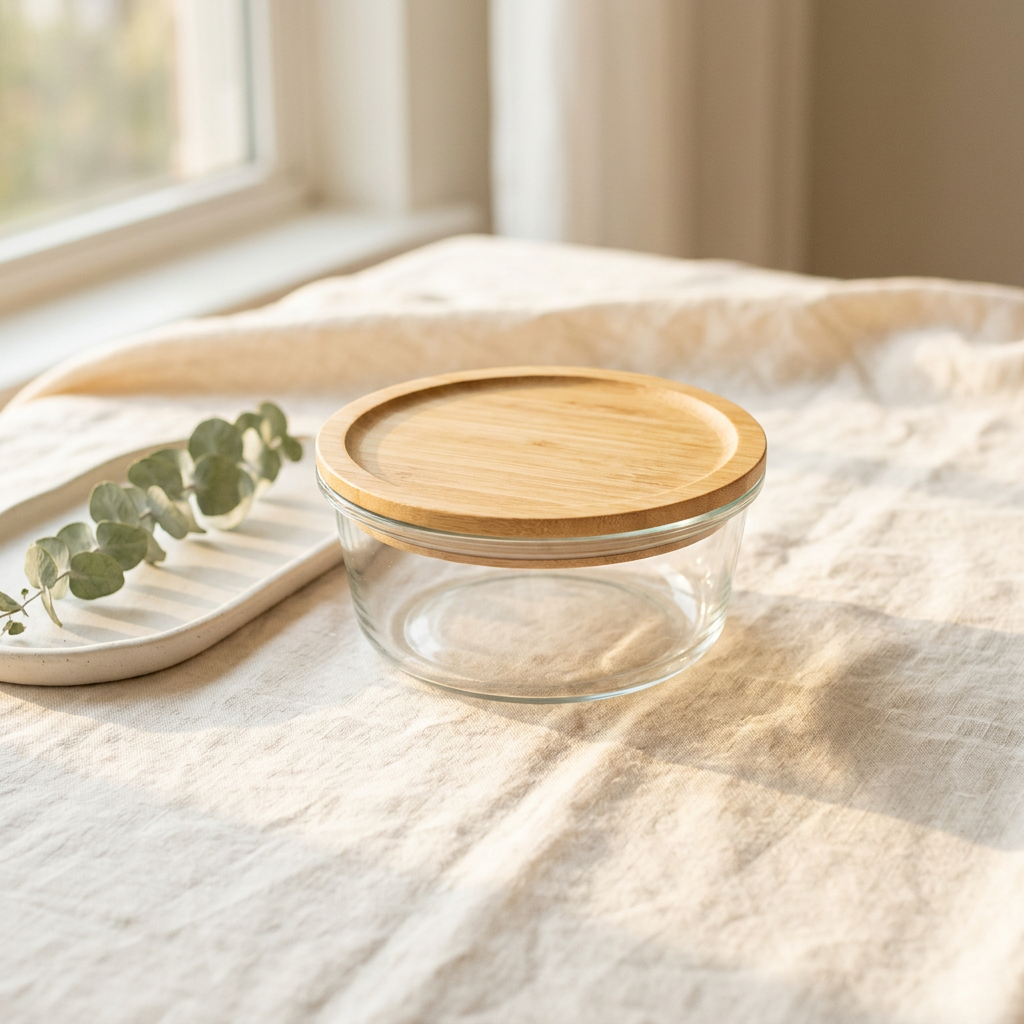 Rubbermaid Brilliance Glass Food Storage Containers, 8‑Cup, Set of 2