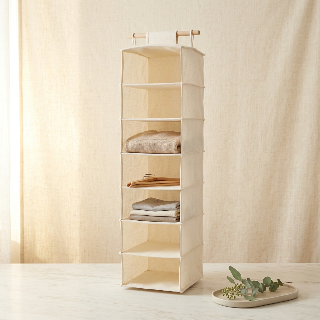 Houseables Weekly Kids Clothes Organizer, 6-Shelf Monday–Sunday