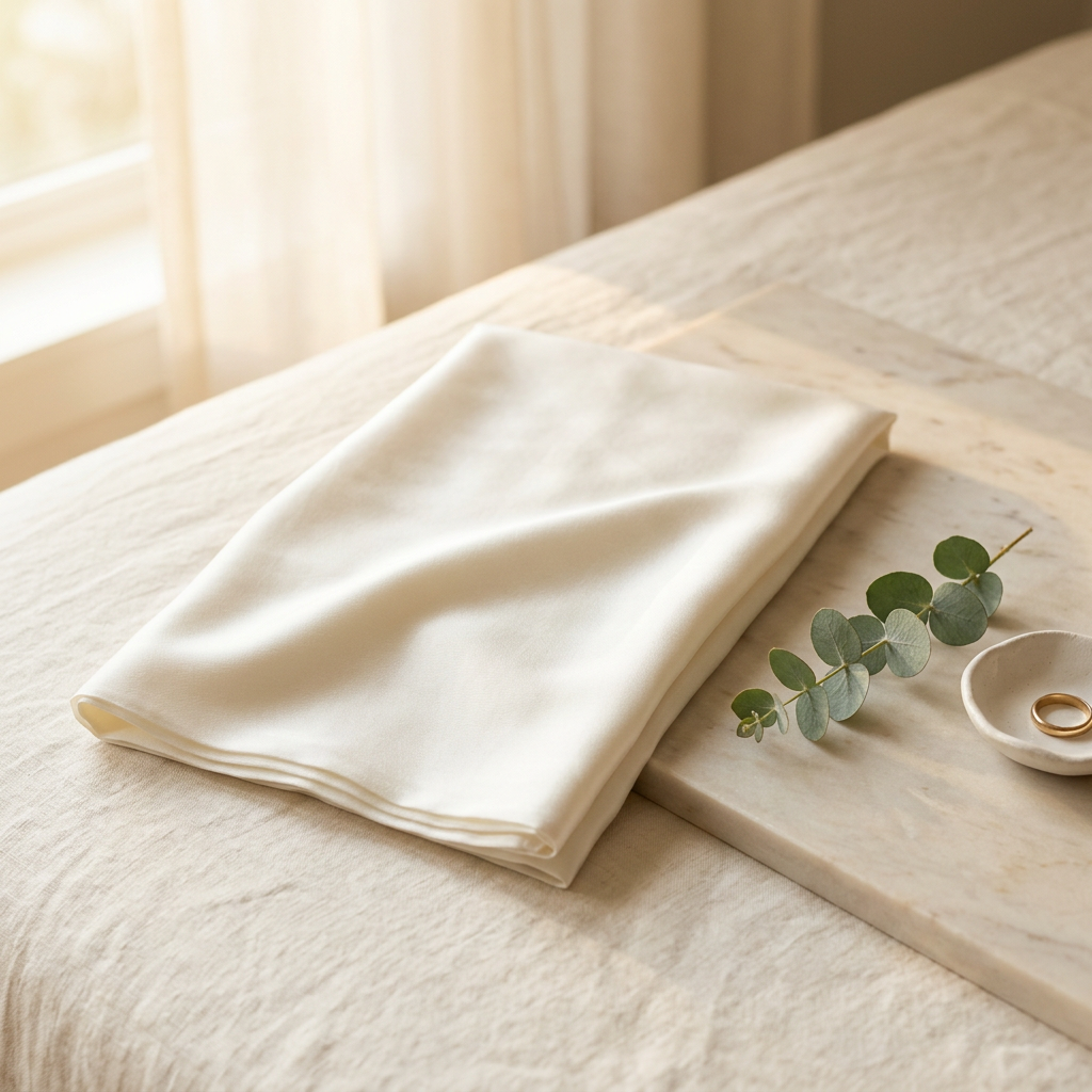 Fishers Finery 25mm 100% Pure Mulberry Silk Pillowcase