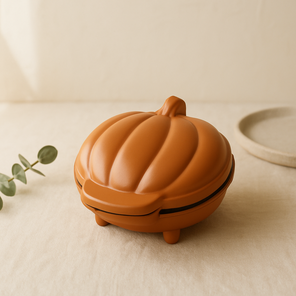 Dash Mini Pumpkin Waffle Maker (4 Inch)